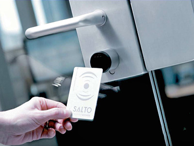 Electronic Cylinder with SALTO Card Reader for Access Control System